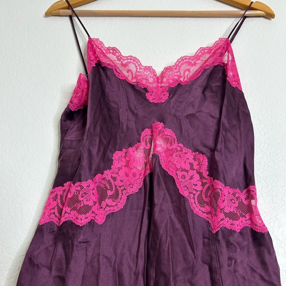 Vintage Victoria’s Secret purple & pink slip mini dress/top - Picture 15 of 15